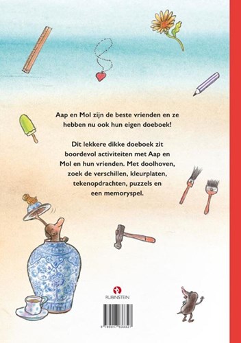 Aktivitätsbuch Spielspaß Affe und Maulwurf Rubinstein 3+ Malvergnügen-2