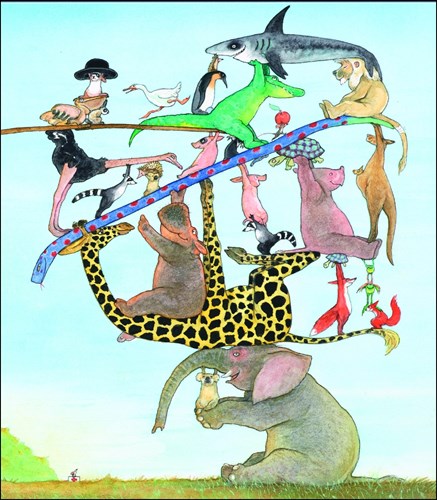 Lemniscaat Bilderbuch Gewoon gek - Ingrid & Dieter Schubert Tierbuch-3