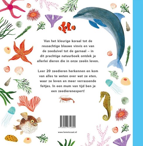 Lemniscaat zeedierenboek voor kinderen - educatief prentenboek 4+-2