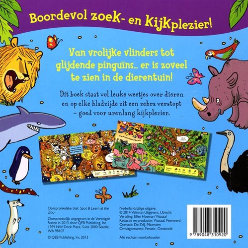 Veltman kinderboek dierentuin ontdek en leer met dieren 3+-2
