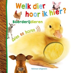 Veltman geluidenboek boerderijdieren interactief voelboek 1+