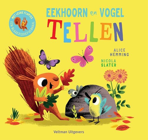 Veltman Klappenbuch Eichhörnchen und Vogel - Zählen lernen für Kleinkinder