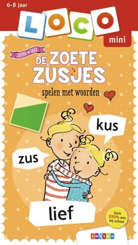 Loco educatief spel De Zoete Zusjes leren lezen en rijmen 6-8 jaar