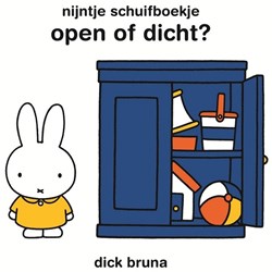 Nijntje schuifboekje, open of dicht (karton). 2+
