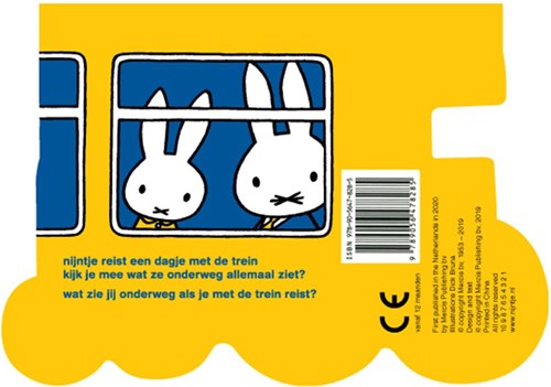 Mercis Pappbuch Miffy Zugreise - Kleinkind Buch Zug Abenteuer-2