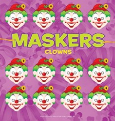 Harlekijn Maskers maken Clowns knutselboek voor kinderen