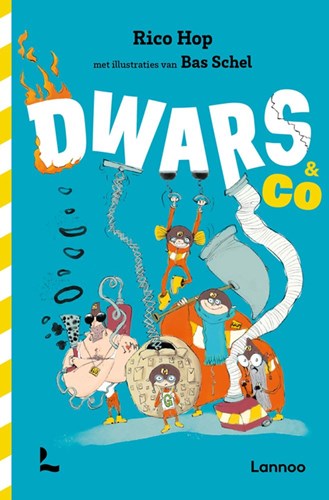 Lannoo kinderboek Dwars en co. 8+ grappig avontuur met tekeningen