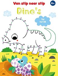 Ballon dino speelboek van stip naar stip tot 50 voor kinderen