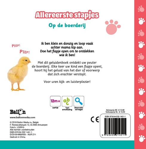 Ballon Geräuschebuch Bauernhof interaktives Kinderbuch 2+ lehrreich-2