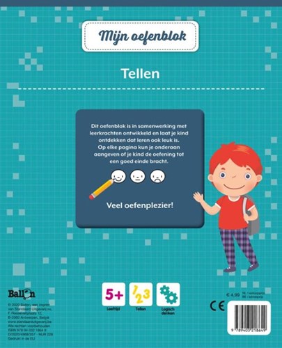 Ballon Kids - Übungsblock Zählen Gruppe 2 Lernbuch für Kinder-2