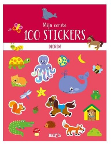 Ballon Stickerbuch Tiere - Mein erstes 100 Sticker Kinderbuch ab 2 Jahren