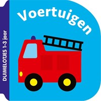 Duimelotjes voertuigen kartonboekje voor peuters Ballon Kids