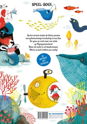 De Eenhoorn kinderboek Op zoek naar de schat van Z de verschrikkelijke 4+ - interactief prentenboek-2