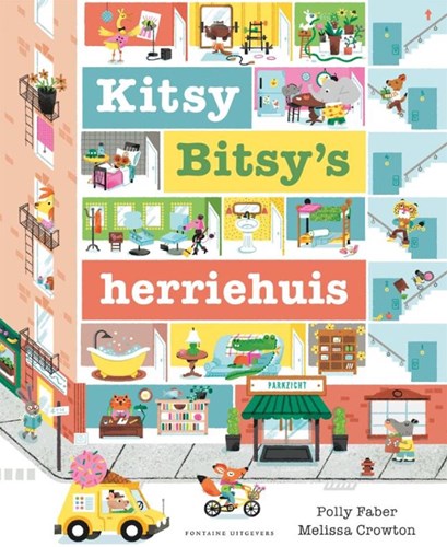 Fontaine prentenboek Kitsy Bitsy's herriehuis voor kinderen