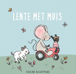 Weißer Löwe Frühling mit Maus. 2+