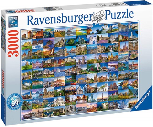 Ravensburger puzzel Europa legpuzzel 3000 stukjes landschappen-2