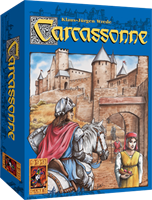 Carcassonne spel , strategisch tegelspel van 999 Games