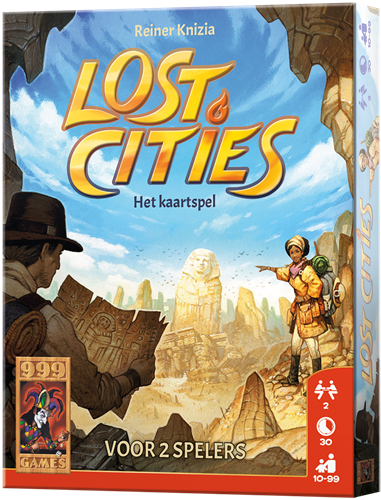 999 Games Kartenspiel Lost Cities Strategiespiel für 2 Spieler ab 10 Jahren-3