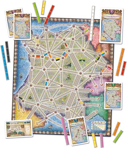 Days of Wonder Bordspel Ticket to Ride France/Old West-3