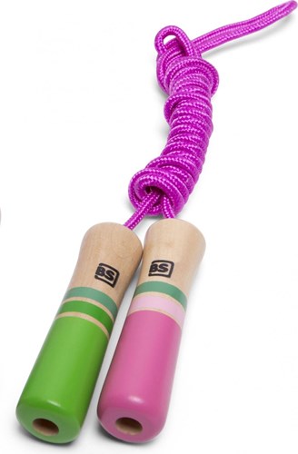 BS Toys Springseil rosa - klassisches Outdoor-Spielzeug für Kinder-3