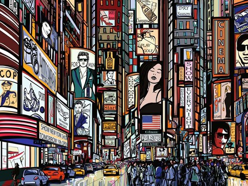 Ravensburger puzzel New York - Legpuzzel 1000 stukjes kleurrijk-2