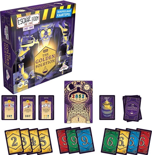 Identity games escape room kaartspel The Golden Solution - herspeelbare puzzel-2
