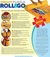 Eurographics Puzzle Matte Smart Puzzle Roll & Go Mat gelb bis 2000 Teile-2