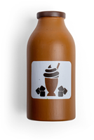 BigJigs Holzspielzeug Schokoladenmilchflasche - Rollenspiel Küche-2