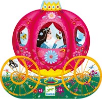 Djeco PUZZLES - PUZZLES SILHOUETTES Le carrosse d'Elise - 54 pcs - FSC MIX