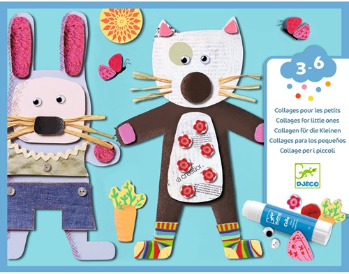 Djeco LES PETITS - COLLAGES Collages pour les petits - FSC MIX
