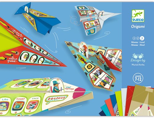 Djeco LES PETITS CADEAUX DES GRANDS - ORIGAMI Avions - FSC MIX