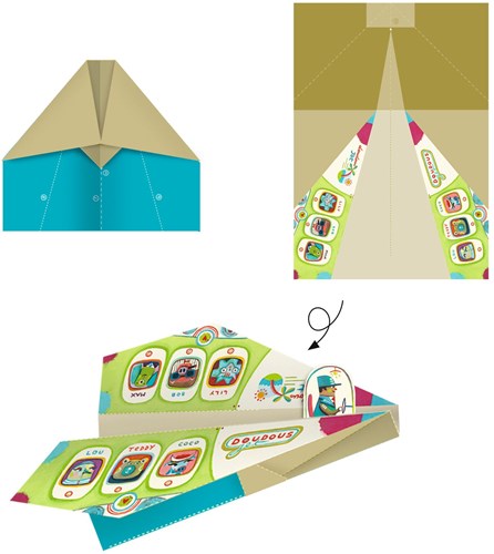 Djeco LES PETITS CADEAUX DES GRANDS - ORIGAMI Avions - FSC MIX
