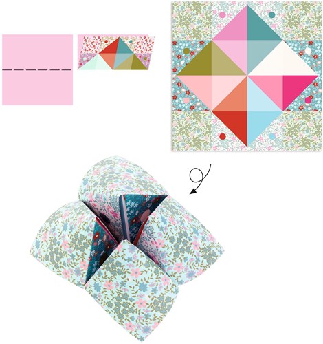 Djeco LES PETITS CADEAUX DES GRANDS - ORIGAMI Cocottes à gages - Fleurs - FSC MIX
