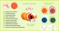Djeco LES COULEURS DES PETITS - TAMPONS Tampons - Animaux du jardin