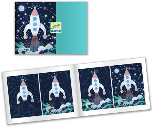Djeco LES PETITS CADEAUX DES GRANDS - CARTES A GRATTER Mission cosmique - FSC MIX (PACKAGING)