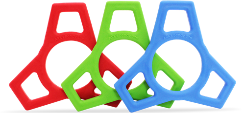 ARK Therapeutic bijtspeelgoed fidget lime groen XT medium sensorisch Dunne, buigbare kauwfidget om te draaien, buigen en op te kauwen.-2