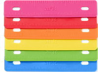 ARK Therapeutic bijtspeelgoed Binder Buddy blauw stevig sensorisch Flexibele kauwbare fidget met 6 texturen die past in een multomap.-2