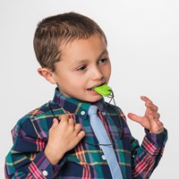 ARK Therapeutic bijtketting kauwsieraad draak limegroen XT medium speelgoed Kauwketting met verhoogd drakenmotief, geschikt voor stevigere voortandenkauwers.-3