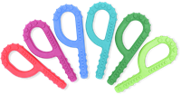 ARK Therapeutic sensorisch kauwspeelgoed Textured Grabber magenta standaard Grabber-kauwtool met 3 texturen, ook geschikt voor eettherapie en sensorische opbouw.-2