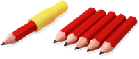 ARK Therapeutic Bleistiftspitze Zubehör für Z-Vibe sensorisches Spielzeug Trillend potloodopzetstuk voor de Z-Vibe, voor schrijfoefeningen en sensorische ondersteuning.