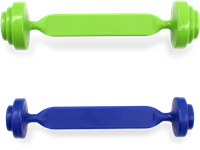 ARK Therapeutic proBarbell lip sluiting en kracht speelgoed set - multicolor Set van 2 halterstaafjes om lipsluiting en lipkracht te trainen, voor gebruik onder begeleiding.-2