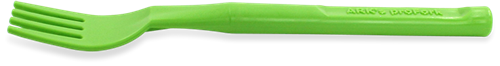 ARK Therapeutic Gabel Spielzeug für Ernährungstherapie rot Kunststoff Getextureerde vork voor voedingstherapie, ontworpen door een voedingstherapeut.-3