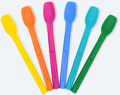ARK Therapeutic lepel speelgoed ARK proSpoon™ oranje klein glad Gladde therapielepel met precies de juiste lepelbak, ontworpen door een eettherapeut.-2