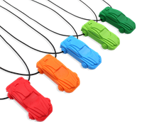 ARK Therapeutic kauwketting raceauto sensorisch speelgoed bosgroen XXT Kauwketting in raceautovorm met aerodynamische textuur voor stevige kauwers.-2