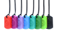 ARK Therapeutic kauwketting sensorisch speelgoed voor kinderen en volwassenen Brede, stervormige kauwketting voor stevige kauwers, met een zijde ster en een gladde zijde.-2