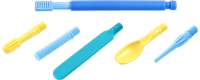ARK Therapeutic Z-Vibe reiskit sensorisch speelgoed met 6 tips Complete startset met vibrerend handvat en 6 opzetstukken voor oraal-motorische therapie.