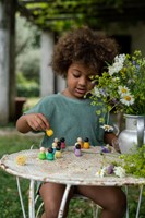 Grapat houten speelgoed Dark Baby Nins poppetjes set-3