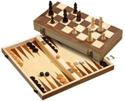 Philos Schaak/Backgammon Kassette Veld 40 mm, Koningshoogte 76 mm