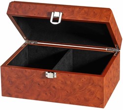 Philos Holzbox Schachfiguren 240x155x115 mm Wurzelholz Design
