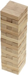 Philos Brettspiel Bambus Geschicklichkeitsspiel Wackelturm